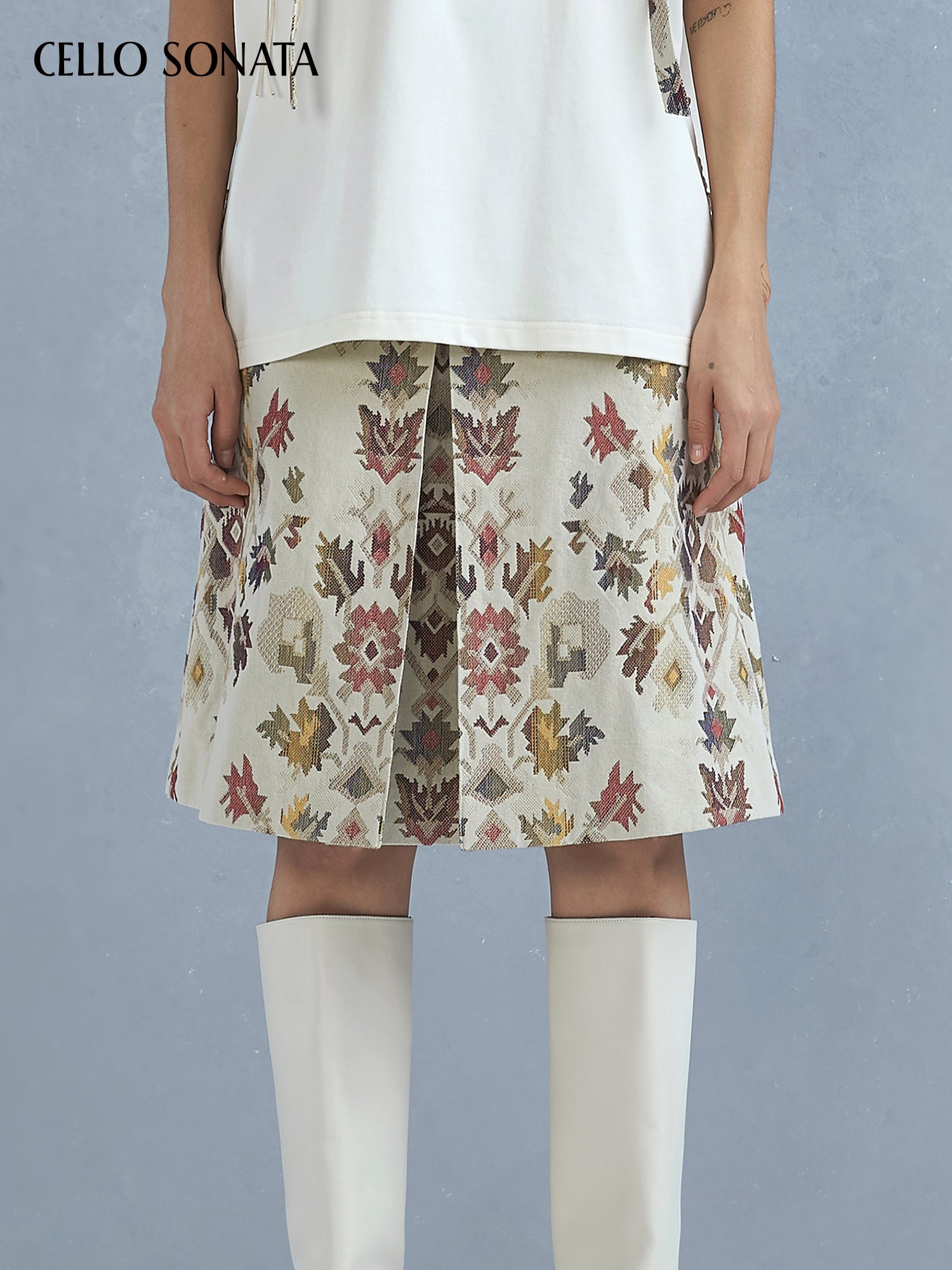 Moroccan Patterns Skirt