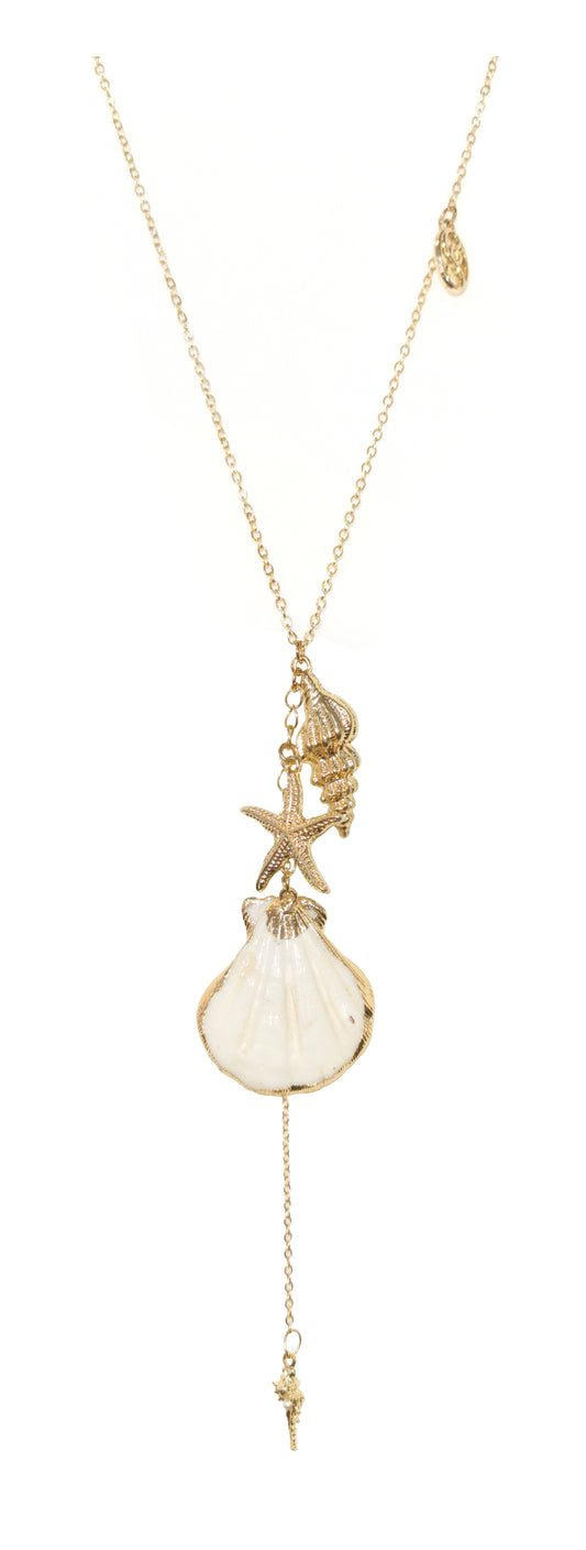 Gold-Plated Ocean Shell Necklace