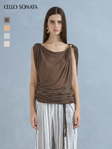 Asymmetric Twist Cape Top
