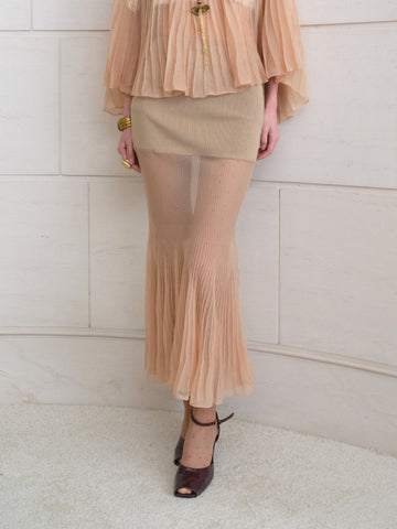 Shimmer Knit Mermaid Skirt