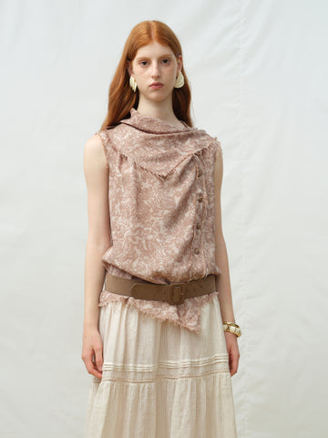 Paisley Sleeveless Top