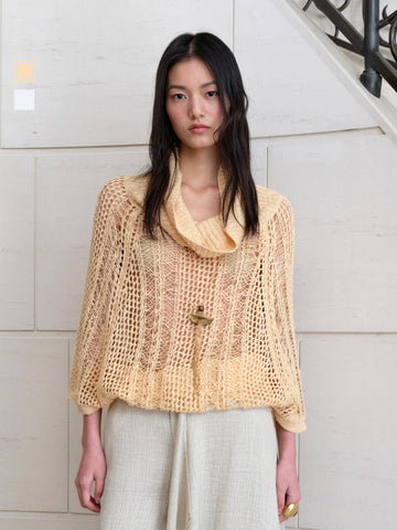 Cape Knit Top