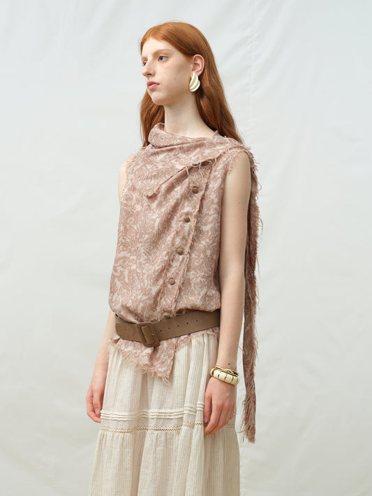 Paisley Sleeveless Top