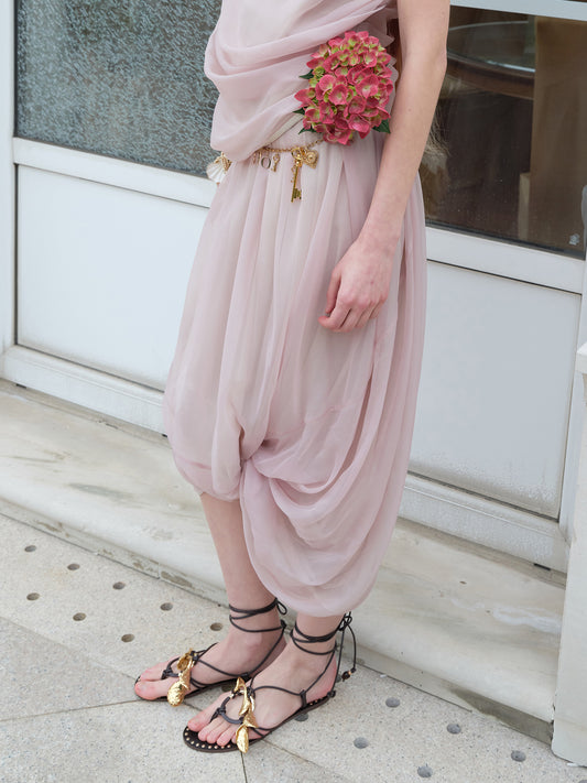 Asymmertric Twisted Skirt