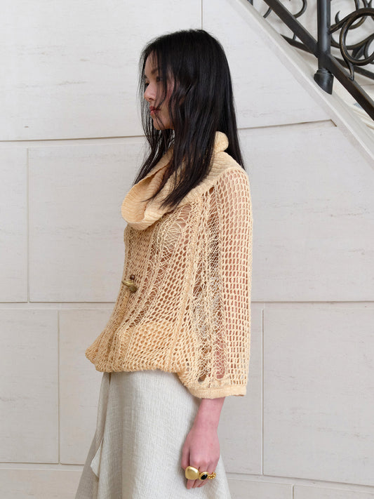 Cape Knit Top