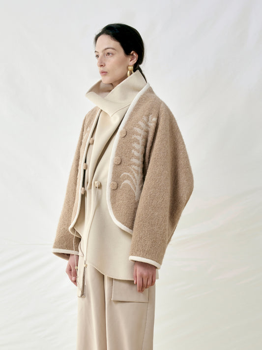 Cross-Stitch Embroidered Jacket