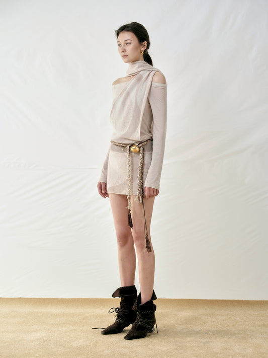 Original Ripple Two-in-One Knit Dress