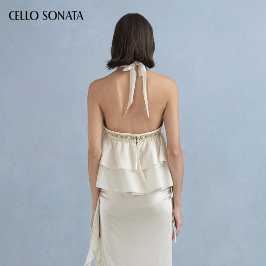 Ruffle Halter Top