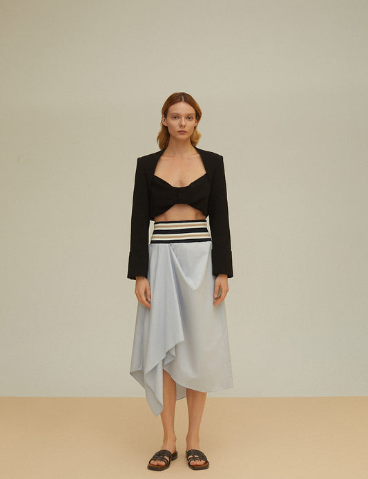Irregular short coat