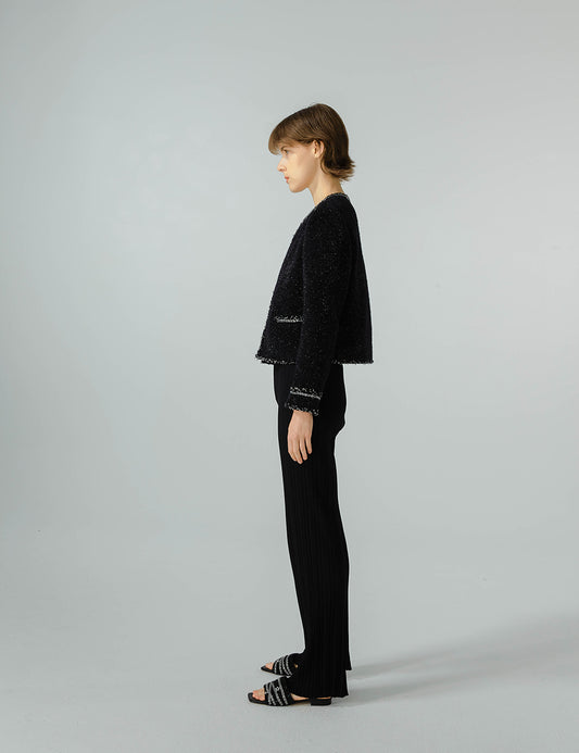 Black Jacket With Star Chain